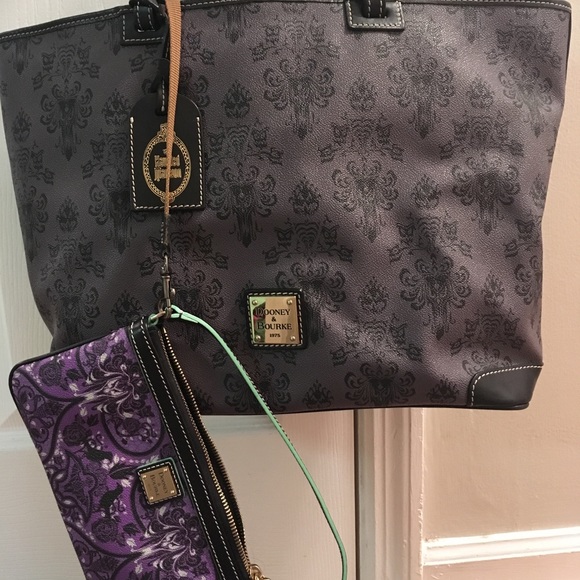 Dooney & Bourke Handbags - Dooney & Bourke Disney Haunted Mansion Tote Set